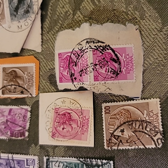 Lot of Italian Stamps, Used, Vintage - Picture 8 of 8